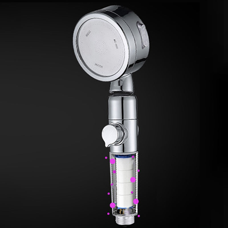 BowLift | Modern Handheld Shower Head Silver Round Standard Shower Heads