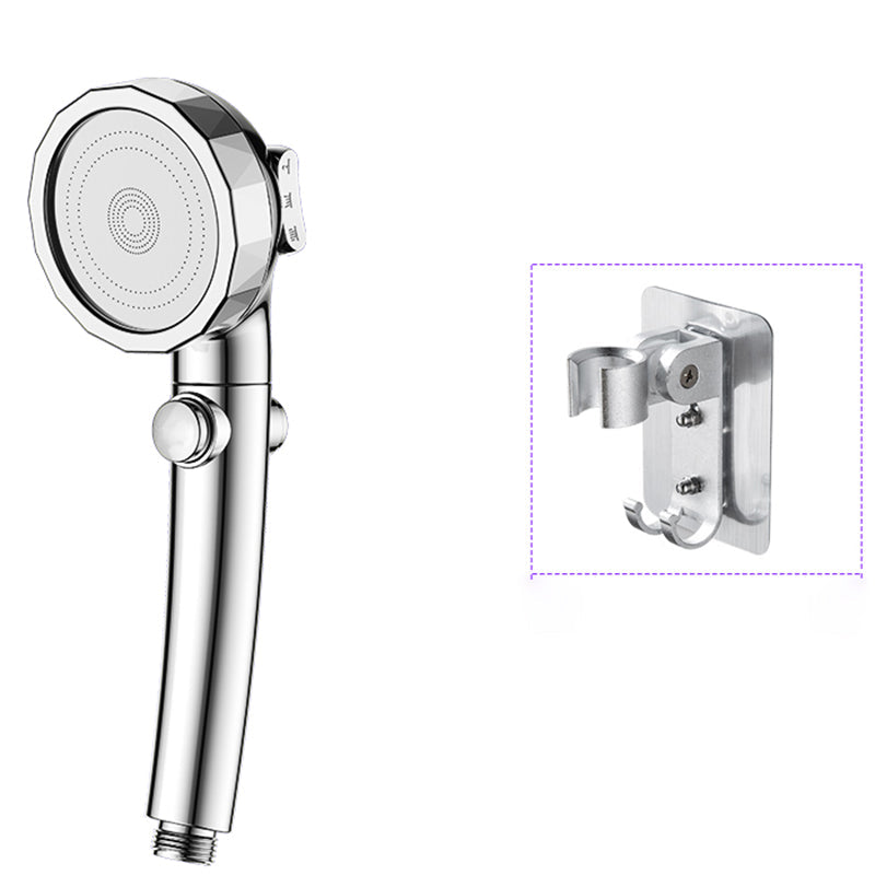 BowLift | Modern Handheld Shower Head Silver Round Standard Shower Heads