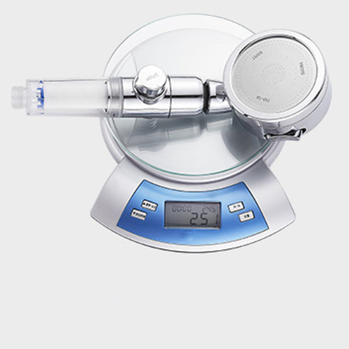 BowLift | Modern Handheld Shower Head Silver Round Standard Shower Heads