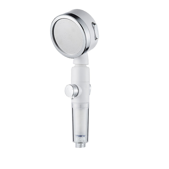 BowLift | Modern Handheld Shower Head Silver Round Standard Shower Heads