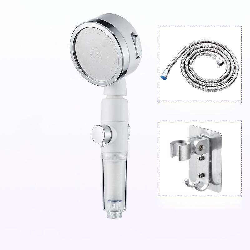 BowLift | Modern Handheld Shower Head Silver Round Standard Shower Heads
