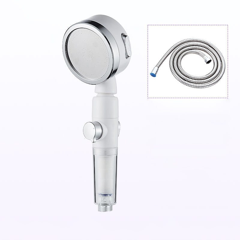 BowLift | Modern Handheld Shower Head Silver Round Standard Shower Heads