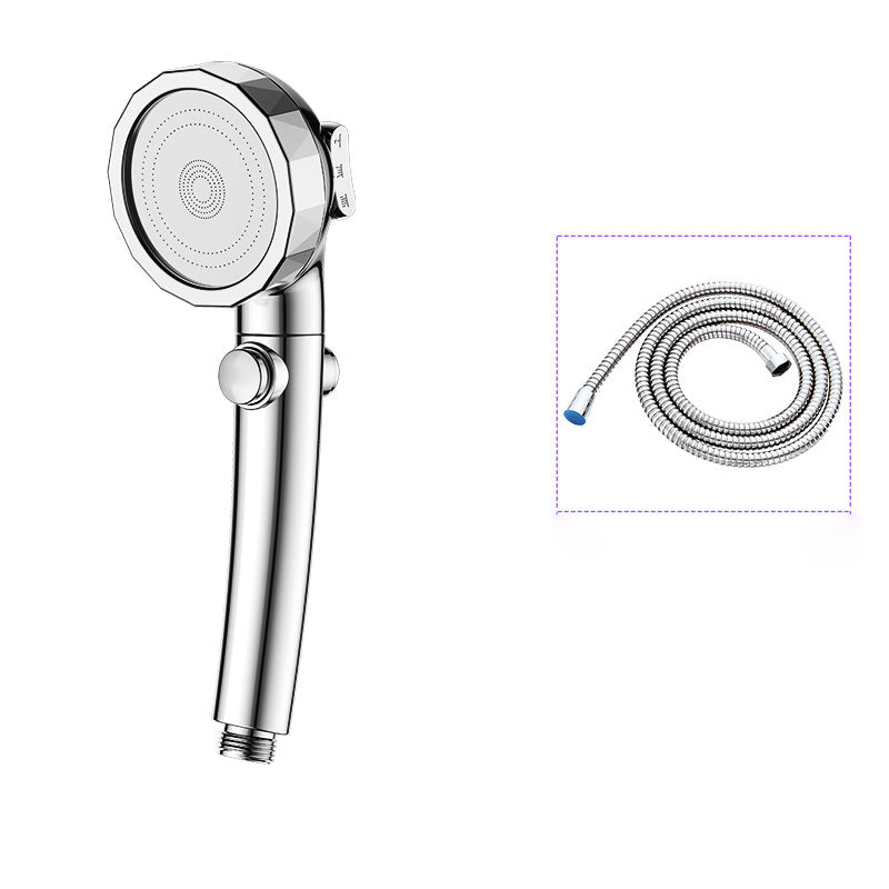BowLift | Modern Handheld Shower Head Silver Round Standard Shower Heads