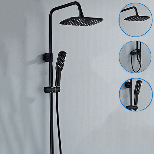 BowLift | Modern adjustable swivel shower head metal shower fixture on the wall