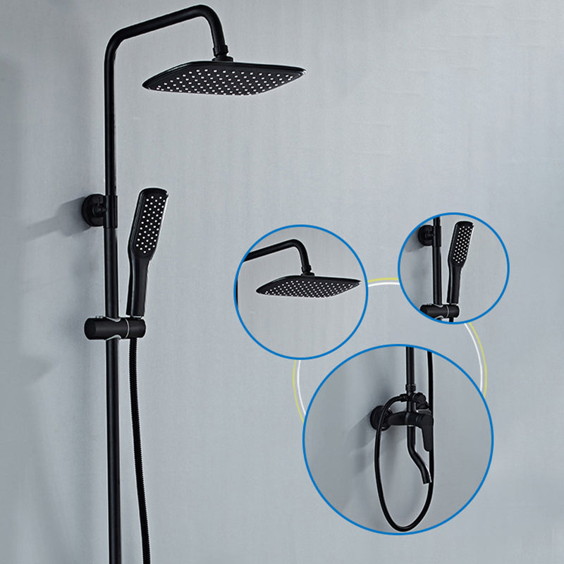BowLift | Modern adjustable swivel shower head metal shower fixture on the wall