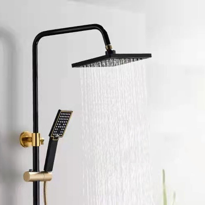 BowLift | Modern adjustable swivel shower head metal shower fixture on the wall