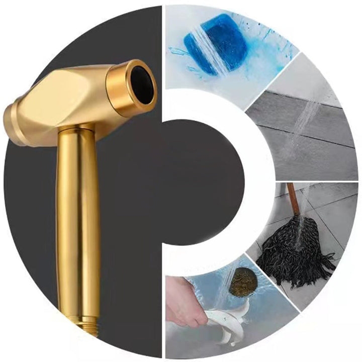 BowLift | Modern adjustable swivel shower head metal shower fixture on the wall
