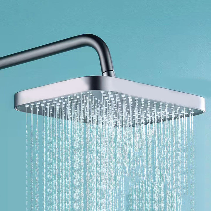 BowLift | Modern adjustable swivel shower head metal shower fixture on the wall