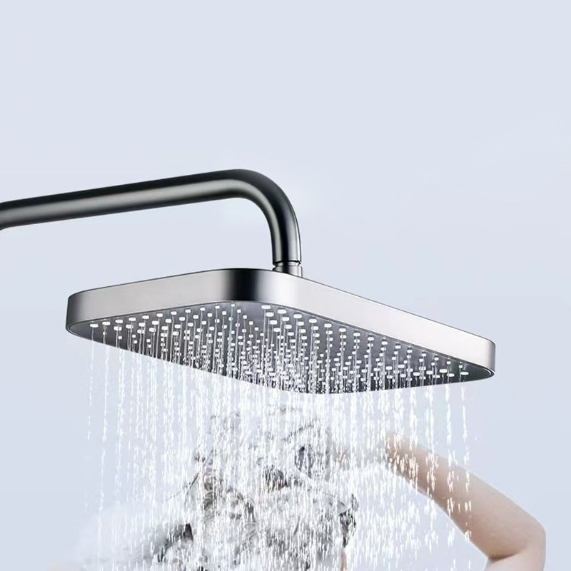 BowLift | Modern adjustable swivel shower head metal shower fixture on the wall