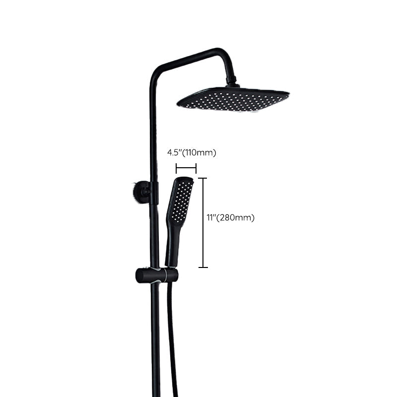 BowLift | Modern adjustable swivel shower head metal shower fixture on the wall