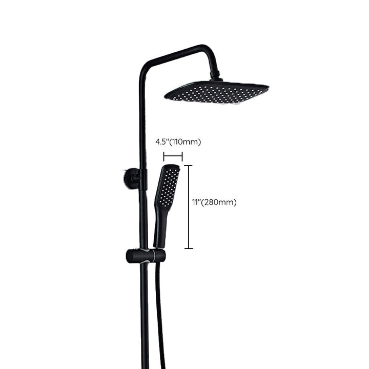 BowLift | Modern adjustable swivel shower head metal shower fixture on the wall