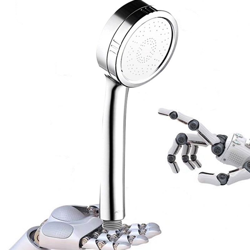 BowLift | Modern hand shower head 5 spray patterns Chrome Round Wall mounted shower head