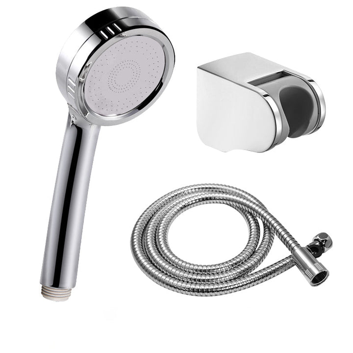BowLift | Modern hand shower head 5 spray patterns Chrome Round Wall mounted shower head