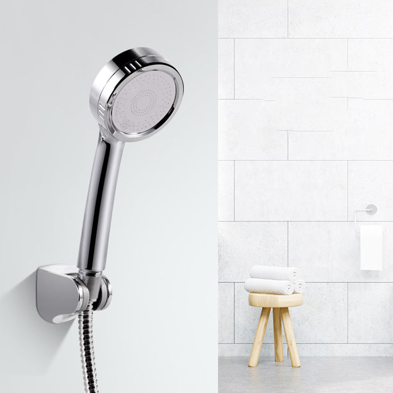 BowLift | Modern hand shower head 5 spray patterns Chrome Round Wall mounted shower head