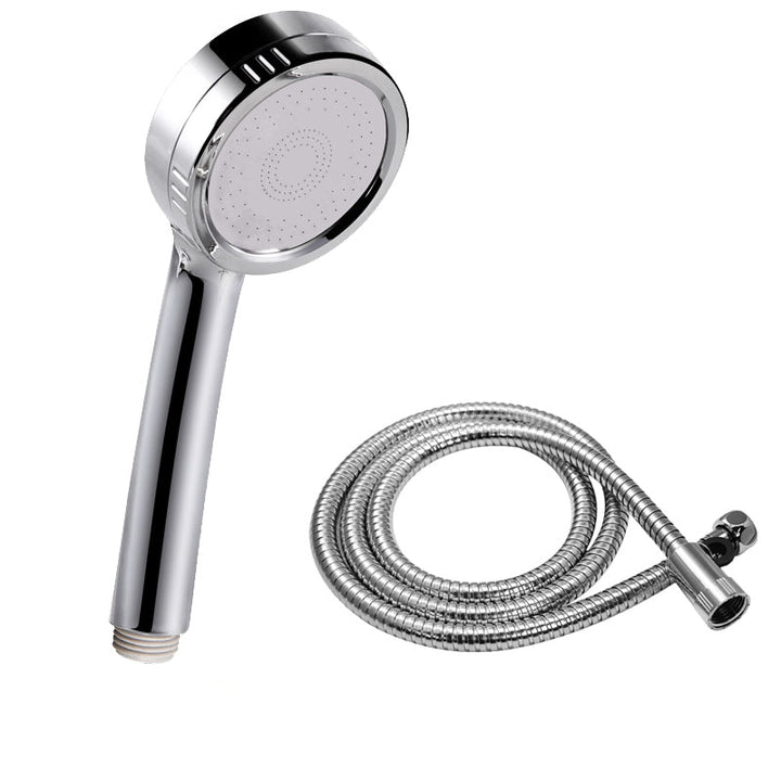 BowLift | Modern hand shower head 5 spray patterns Chrome Round Wall mounted shower head