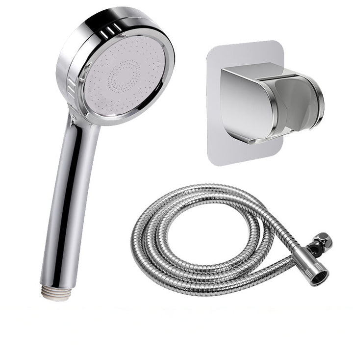 BowLift | Modern hand shower head 5 spray patterns Chrome Round Wall mounted shower head