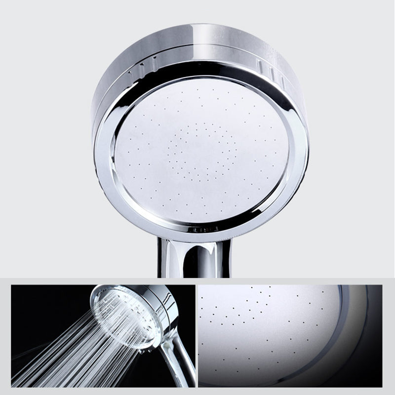 BowLift | Modern hand shower head 5 spray patterns Chrome Round Wall mounted shower head