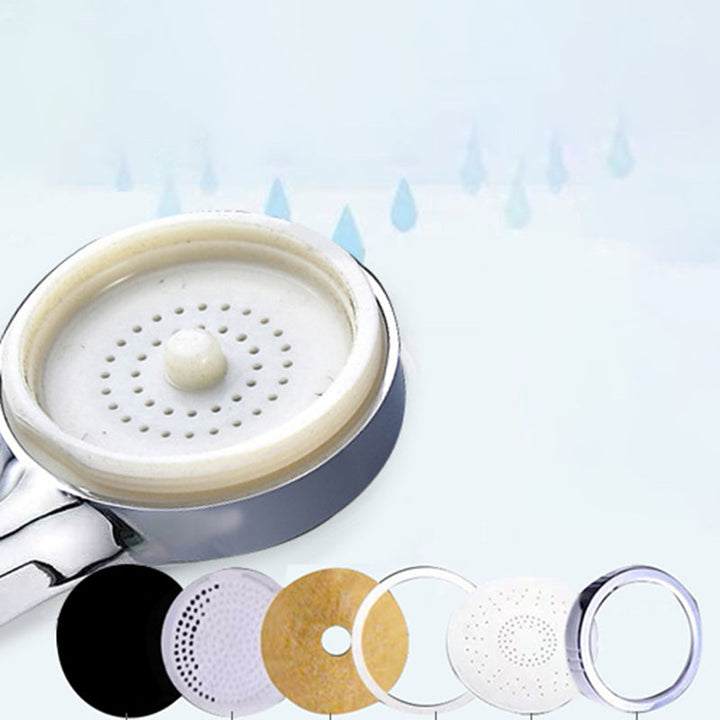 BowLift | Modern hand shower head 5 spray patterns Chrome Round Wall mounted shower head