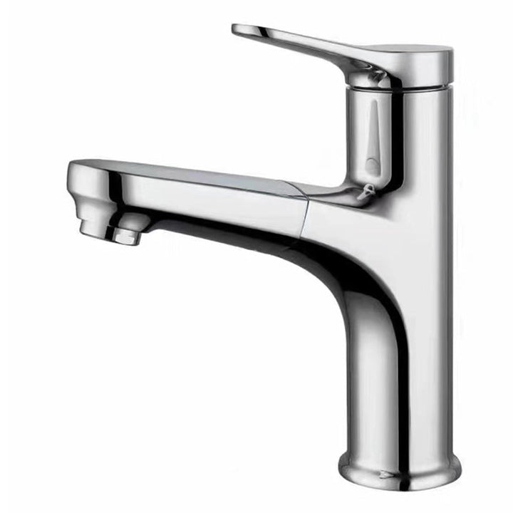 BowLift | Modern Style Extendable Ship Faucet Copper Single Handle Sink Faucet for the Bathroom