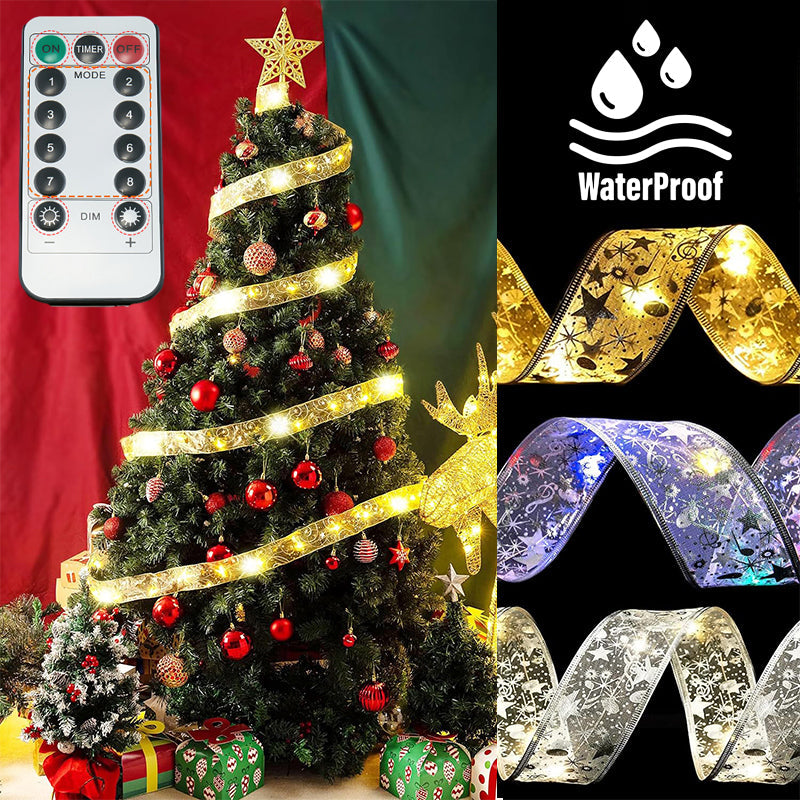 BowLift | Ribbon Christmas tree decorative lights