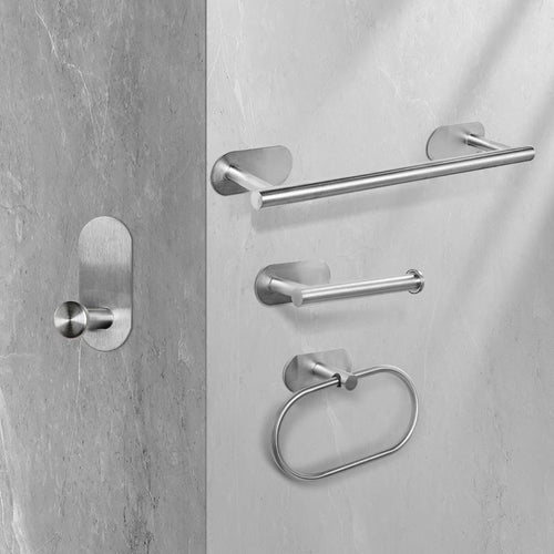 BowLift | Stainless Steel Bath Set Modern Style Simple Bathroom Accessories Set