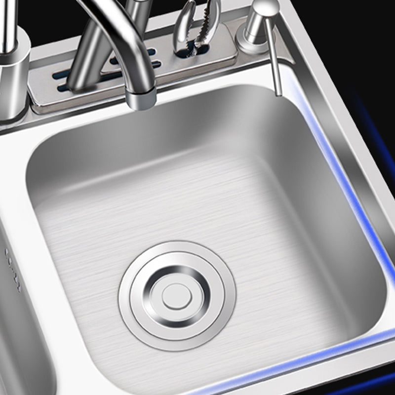 BowLift | Modern Style Kitchen Sink Stainless Steel 2 Holes Top Mount Kitchen Sink