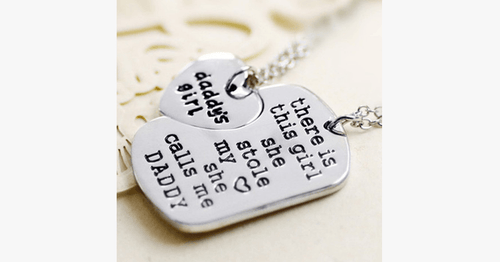 BowLift | Exquisite Father-Daughter Pendant Set – Ideal keepsake for your special bond!