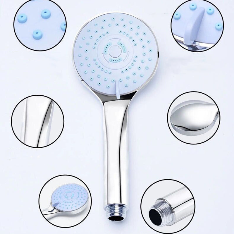 BowLift | Modern Plastic Showerhead Wall Mounted Showerhead with Adjustable Spray Pattern
