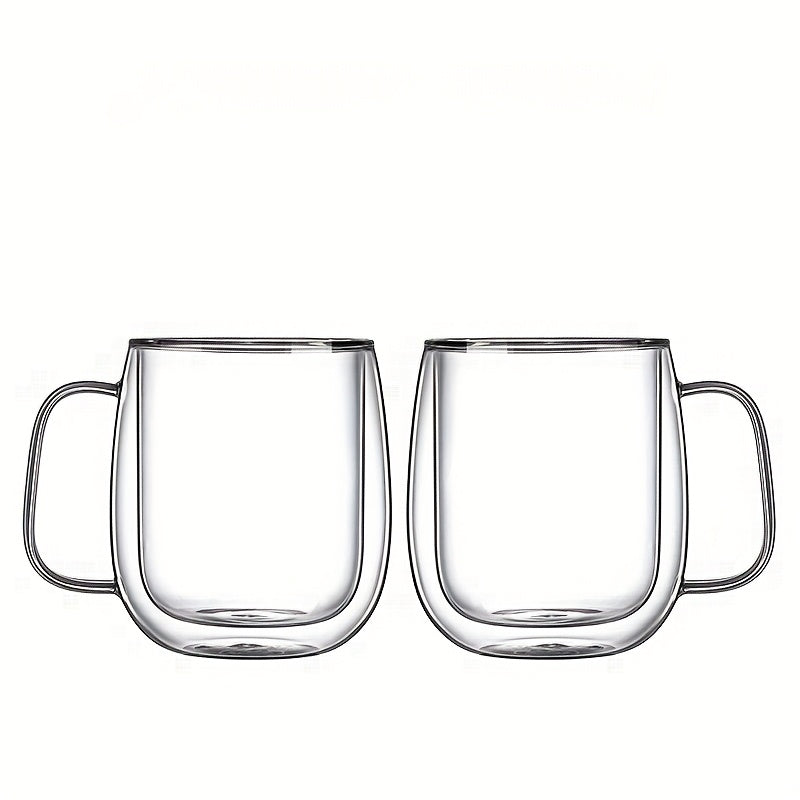 ThermoSip Double-Walled Glass Mug – Borosilicate Glass, Heat Resistant & Elegant | Bowlift