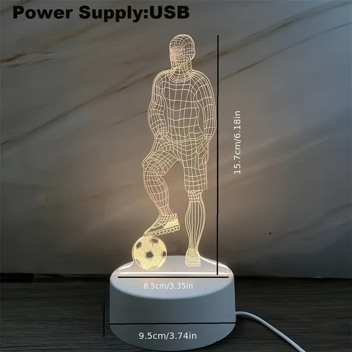SportVision - 3D LED Soccer Night Light Bowlift