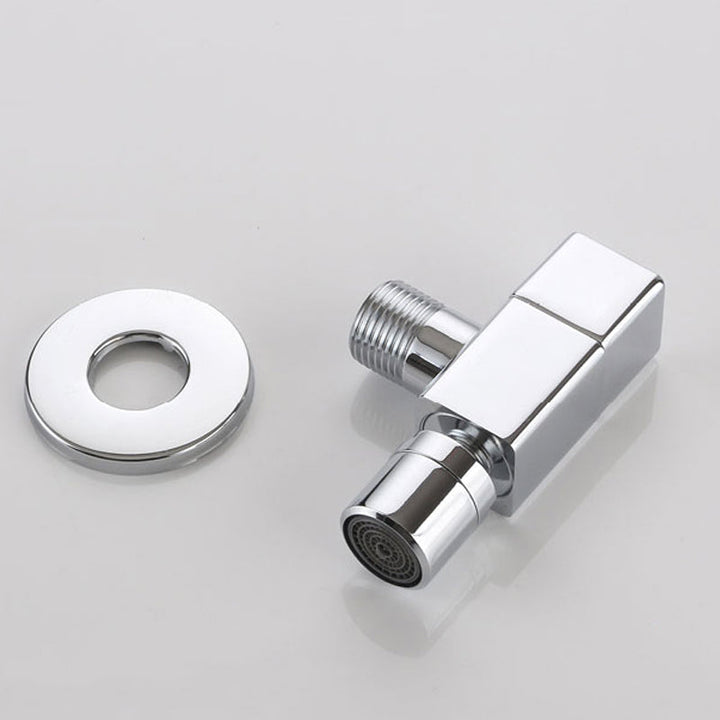 BowLift | Contemporary Wall Mounted Bathroom Faucet Knob Handle Solid Brass Round Faucet