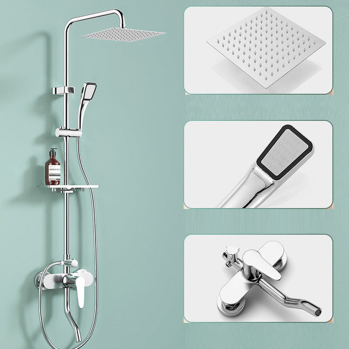 BowLift | Modern balanced printed converter faucet shower head shower fitting on the wall