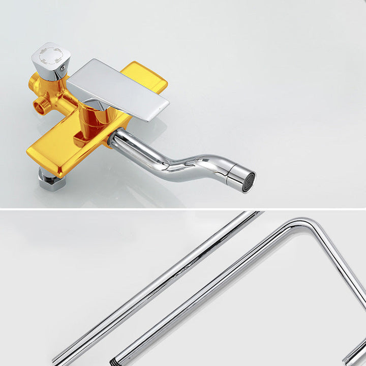BowLift | Modern balanced printed converter faucet shower head shower fitting on the wall