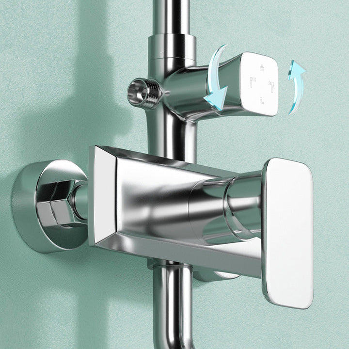 BowLift | Modern balanced printed converter faucet shower head shower fitting on the wall