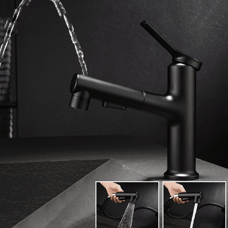 BowLift | Modern Basin Faucet Copper Single Handle Low Arc Basin Faucet for Bathroom