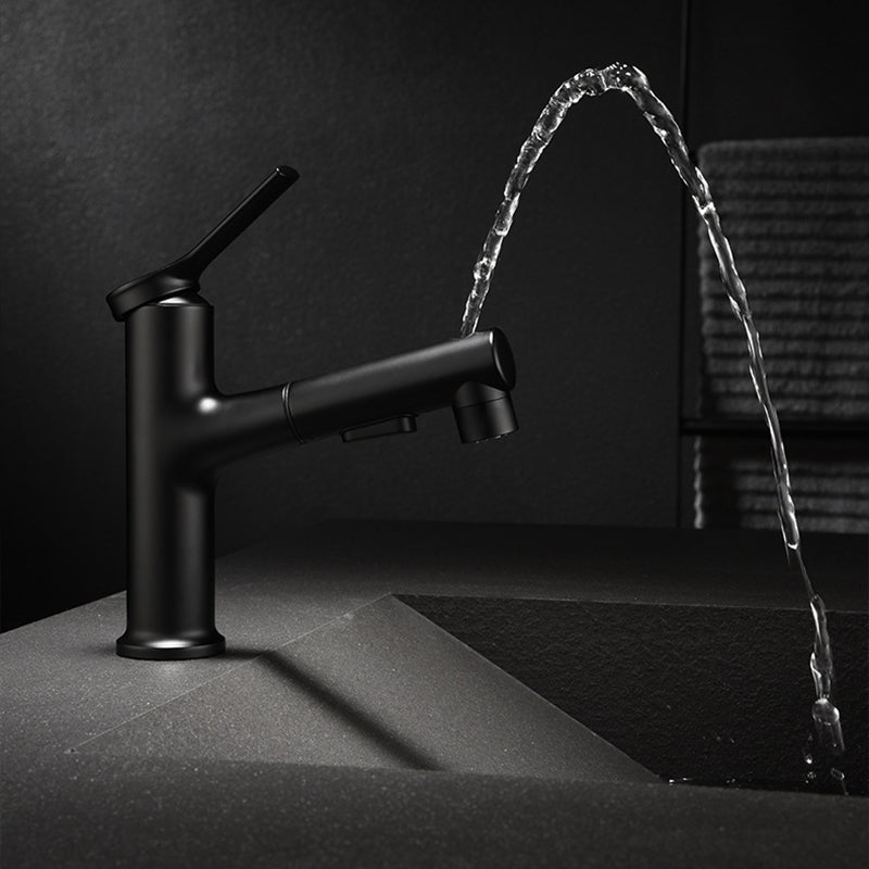 BowLift | Modern Basin Faucet Copper Single Handle Low Arc Basin Faucet for Bathroom