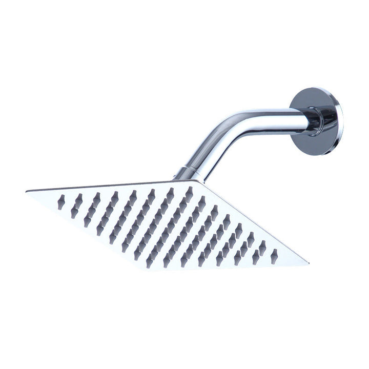 BowLift | Square Stainless Steel Showerhead in Silver 6-Inch Fixed Showerhead