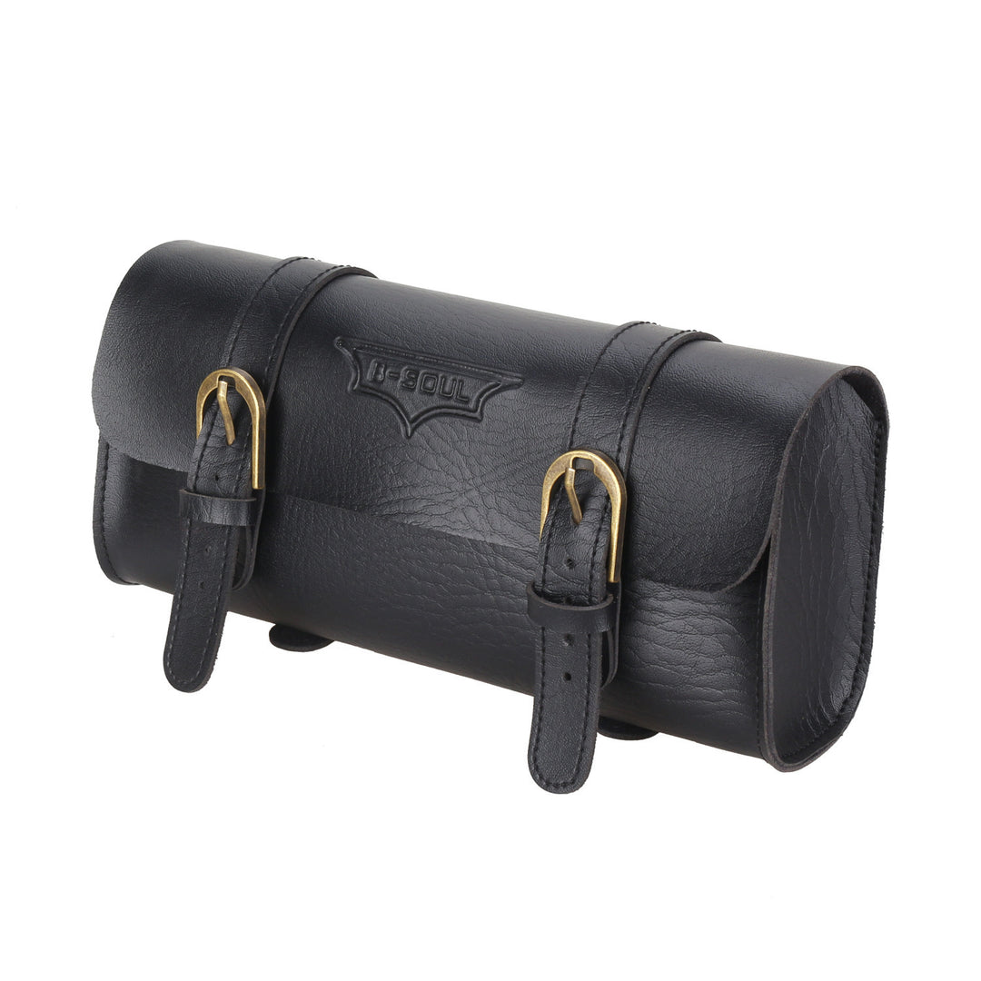 Vintage Leather Tool Roll Bike Handlebar Bag Bowlift