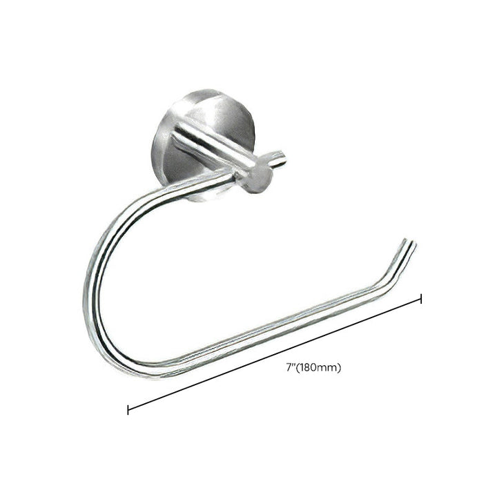 BowLift | Metal Simple Bathroom Accessories as a Single Piece or in a Set in Silver