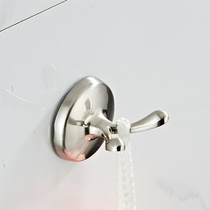 BowLift | Metal Bathroom Set Traditional Style Nickel Bathroom Accessories Set