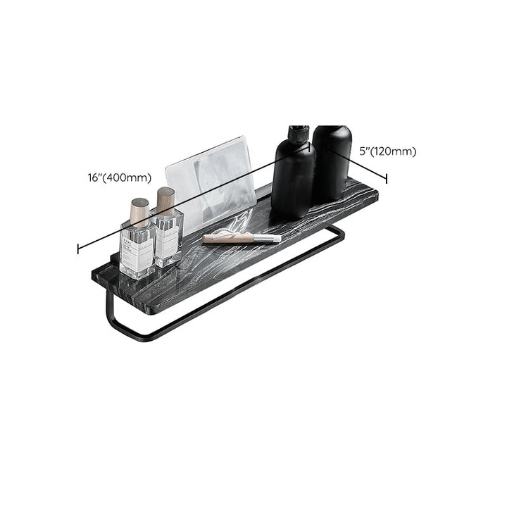 BowLift | Metal and marble bathroom accessories as a single piece or as a set in black