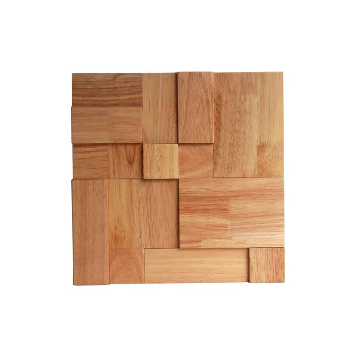 BowLift | Mosaic Wood Wall Cladding Glue Living Room Modern Style Wood Plank