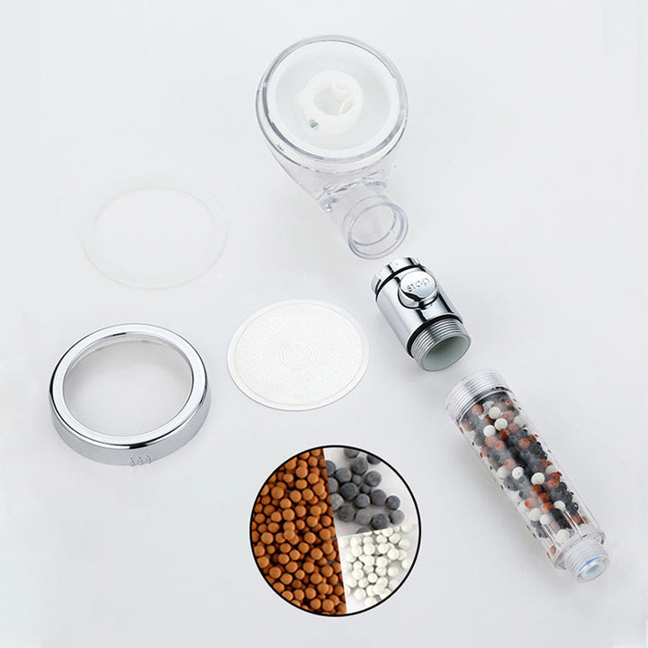BowLift | Handheld showerhead with catalyst water filtration wall-mounted showerhead