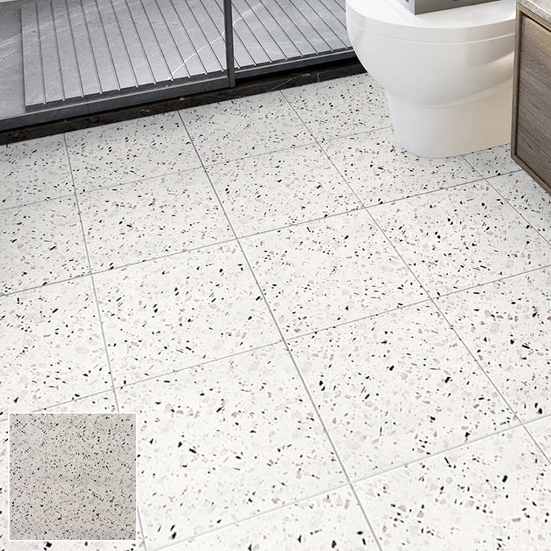 BowLift | Square Bathroom PVC Flooring 12" x 12" x 0.07 mm Peel and Stick Vinyl Flooring