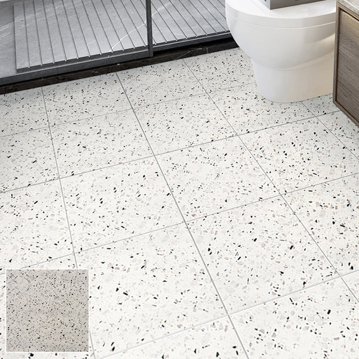 BowLift | Square Bathroom PVC Flooring 12" x 12" x 0.07 mm Peel and Stick Vinyl Flooring