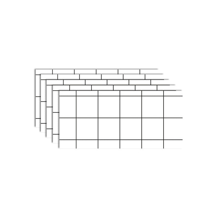 BowLift | PVC Peel/Stick Wall Tile Rectangular Peel and Stick Wall Tile