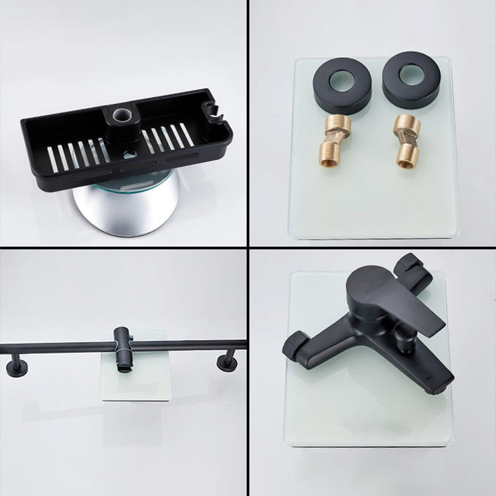BowLift | Brass Wall-Mounted Shower System Single Handle Shower with Lever Handle