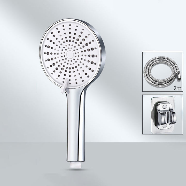 BowLift | Contemporary Round Shower Head Pure Color Handheld Shower