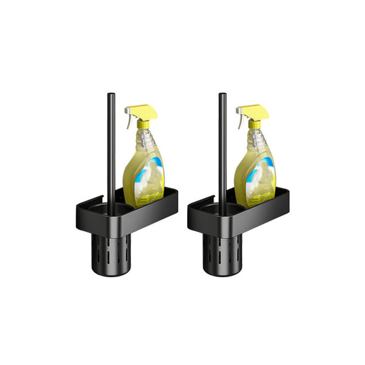 BowLift | Modern black metal bath hardware set towel bar bathroom hardware set