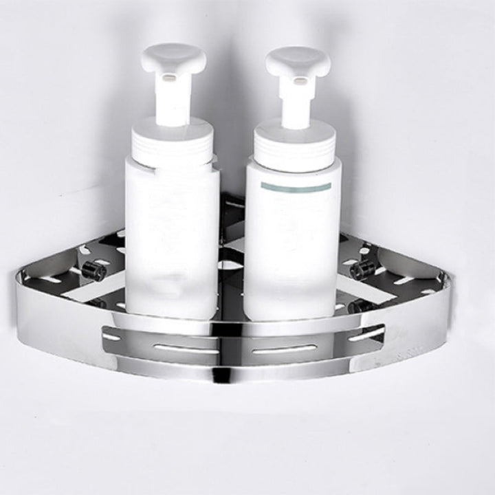 BowLift | Modern Bathroom Hardware Set Silver Bathroom Shelf Bathroom Hardware Set